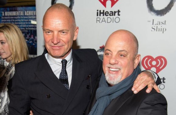 Sting And Billy Joel At Opening Night For ‘The Last Ship’