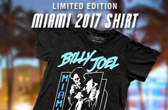Get The Limited Edition Billy Joel Miami 2017 T-shirt!
