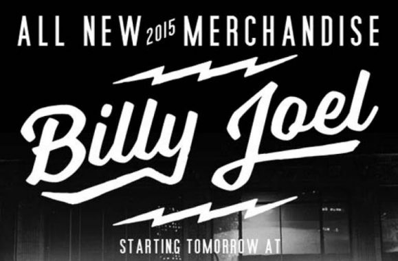 All New Billy Joel 2015 Merchandise