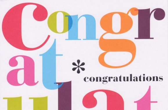 Congratulations!
