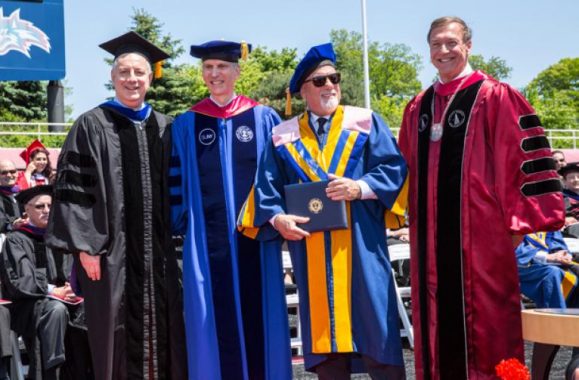 Billy Joel Congratulates Stony Brook University Class Of 2015 – Videos & Photos