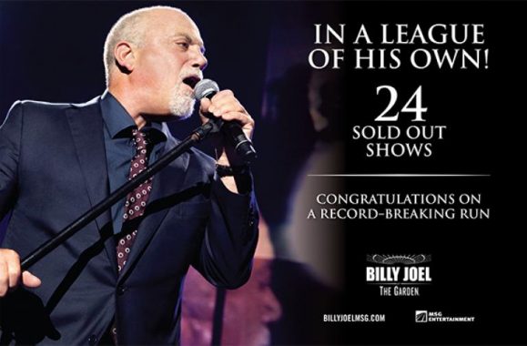 Billy Joel In A League Of His Own – New Ad In Billboard