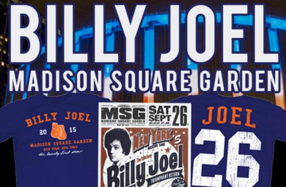 New Billy Joel Concert Merch Available Now!