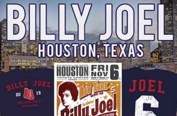Fans In Houston: New Billy Joel Merch Available Now!