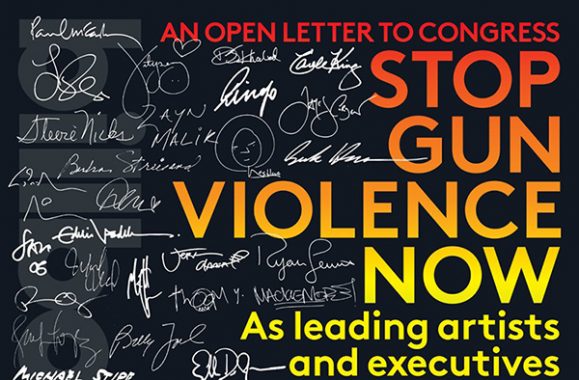 Stop Gun Violence Now: An Open Letter To Congress – Billboard