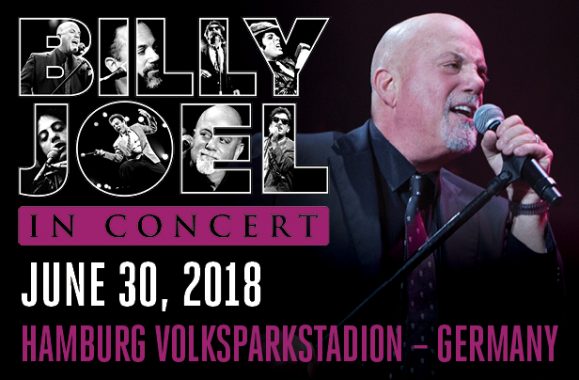 Billy Joel To Perform In Hamburg, Germany June 30, 2018