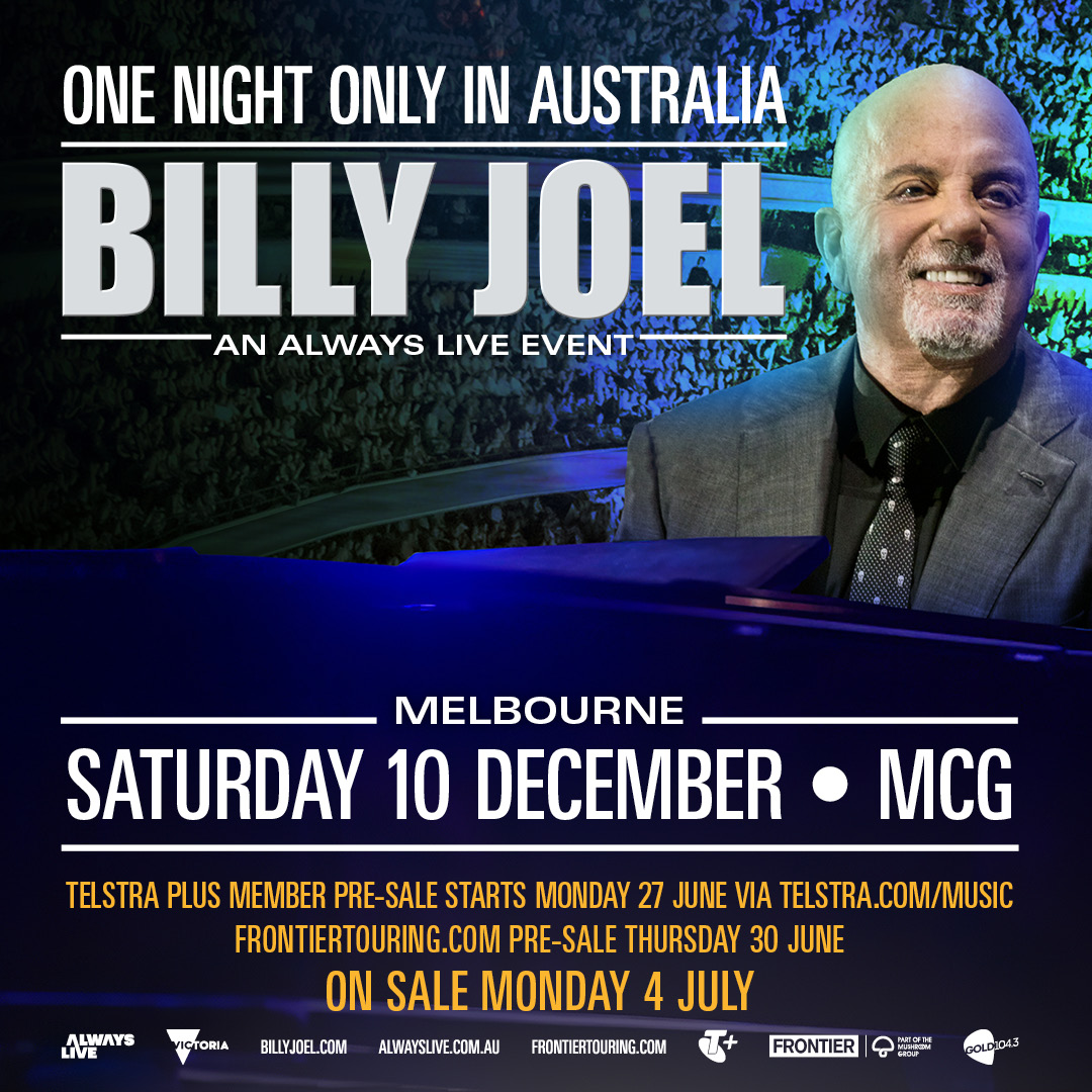 Billy Joel to play Australia December 10, 2022
