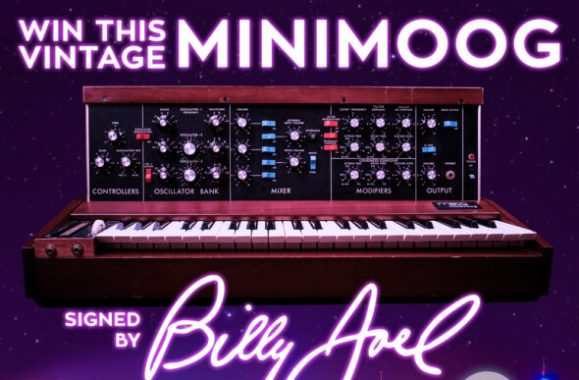 Enter For Chance To Win Minimoog Signed By Billy Joel