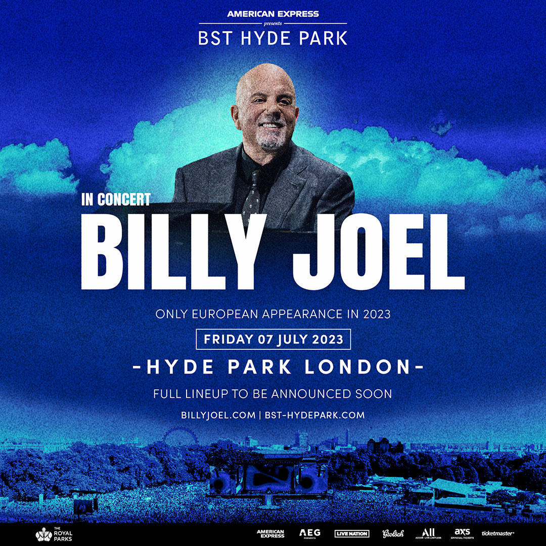 Billy Joel to perform at BST Hyde Park in London July 7, 2023