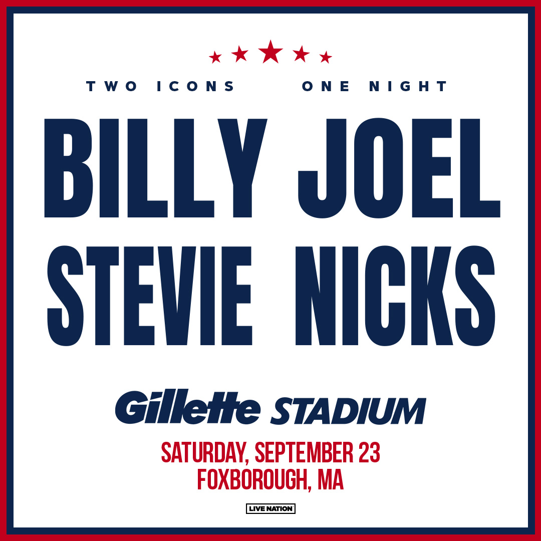 Billy Joel & Stevie Nicks Gillette Stadium Foxborough, MA September 23, 2023