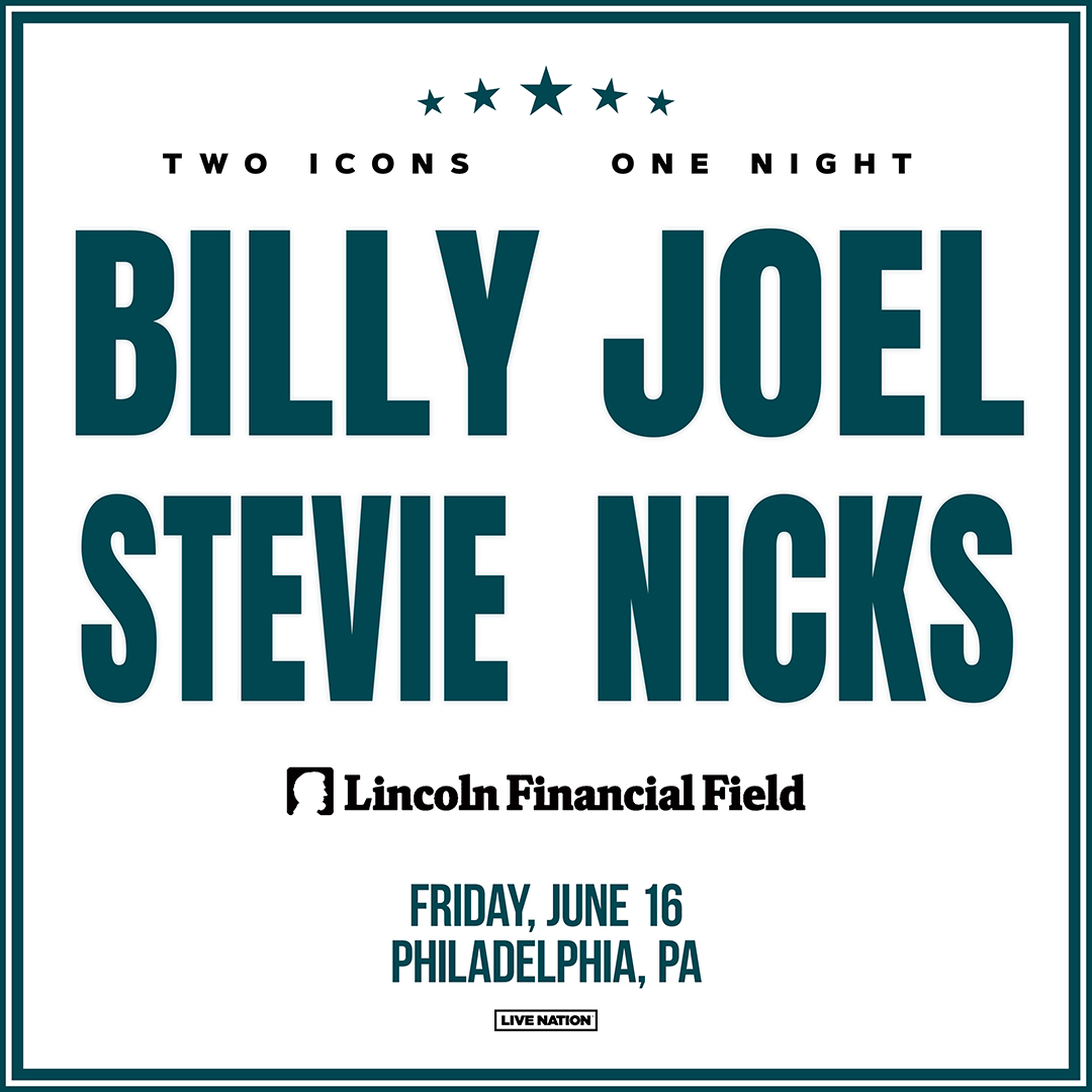 Billy Joel & Stevie Nicks Lincoln Financial Field Philadelphia June 16, 2023