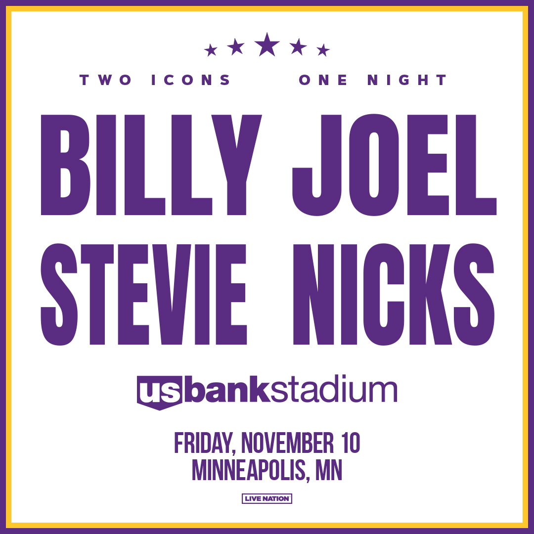 Billy Joel & Stevie Nicks U.S. Bank Stadium Minneapolis November 10, 2023