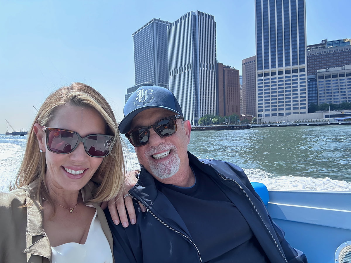 Billy Joel and Alexis Joel in New York photo