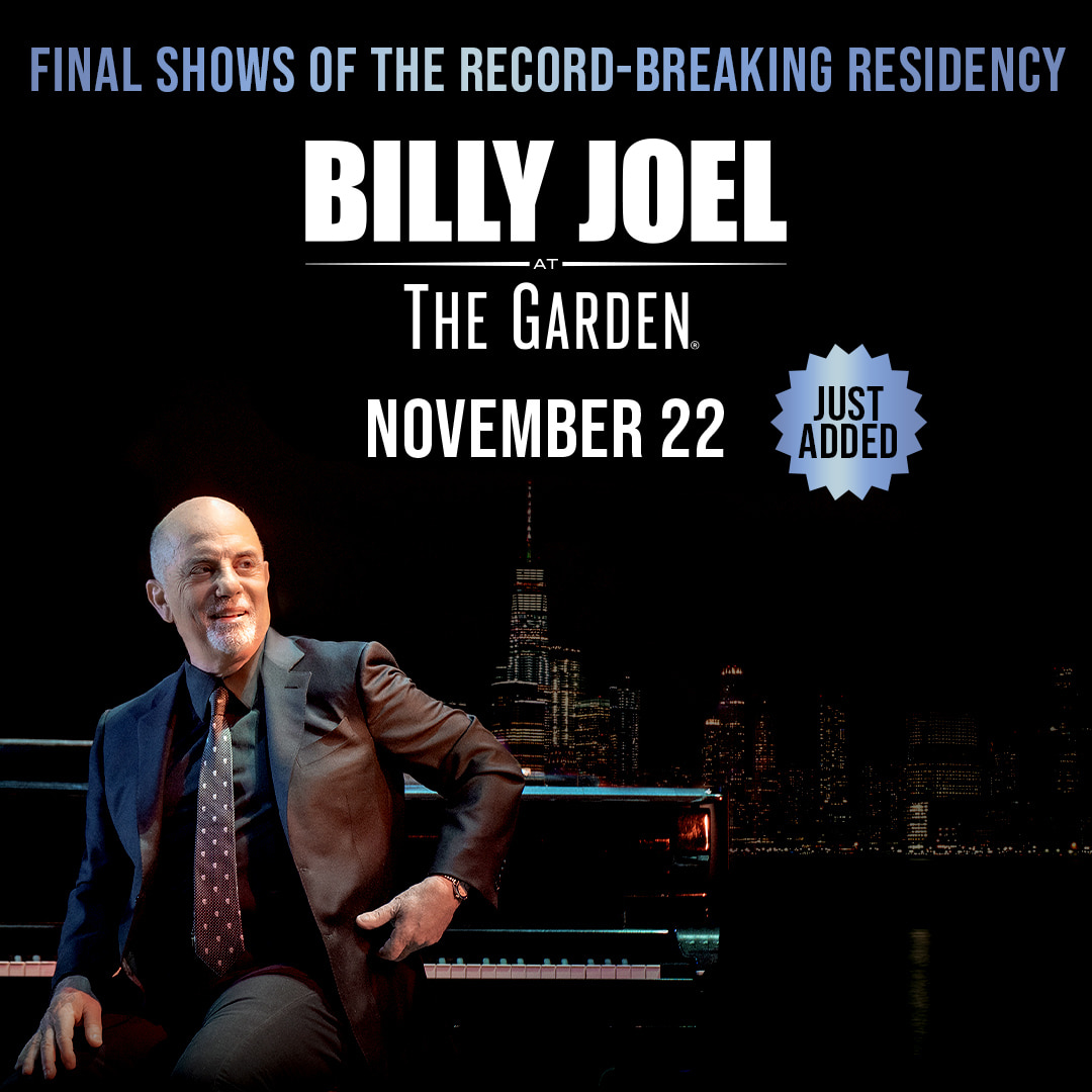 Billy Joel adds Madison Square Garden show November 22, 2023