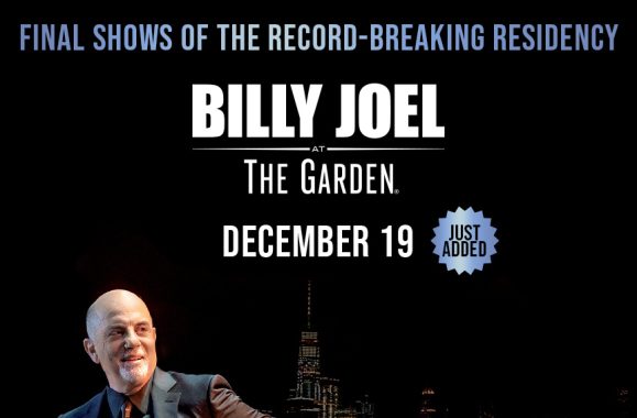 Billy Joel Adds Madison Square Garden Show December 19, 2023