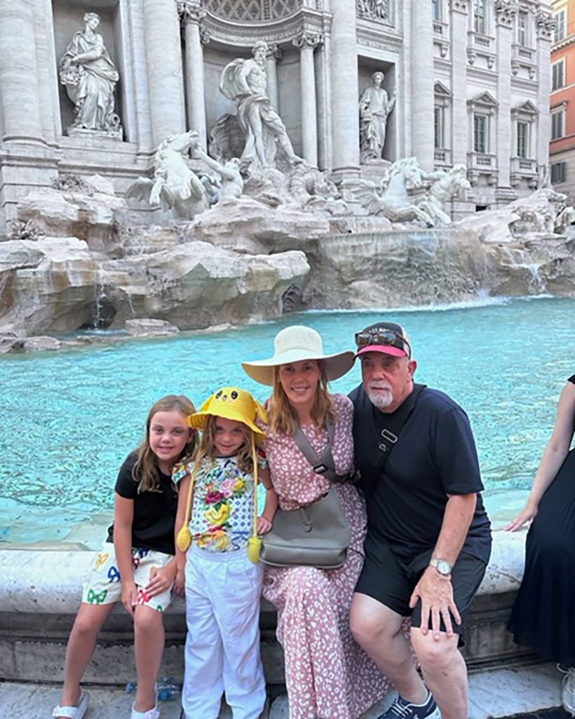 Billy Joel and Alexia Joel with daughters Della Rose Joel and Remy Anne Joel
