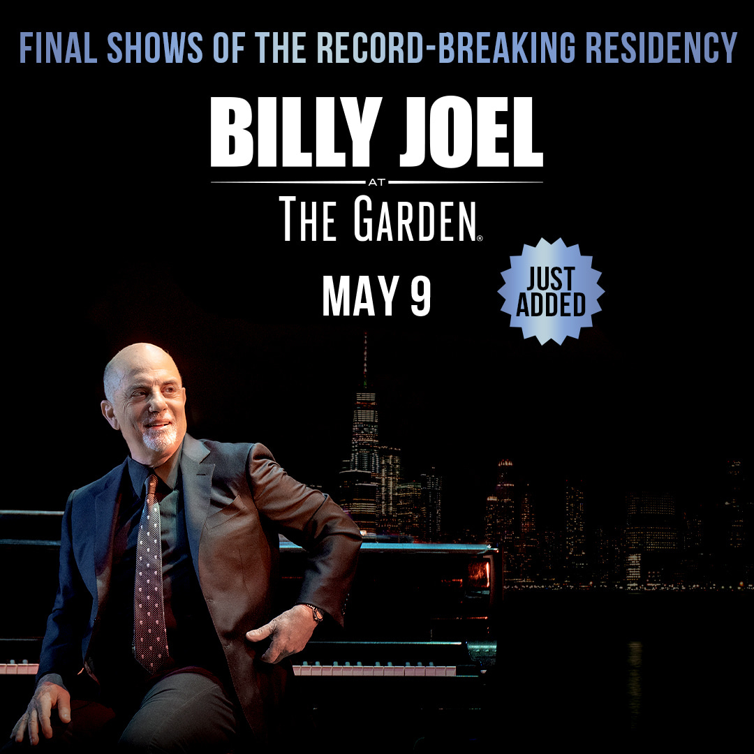 Billy Joel adds Madison Square Garden show May 9, 2024