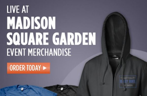 Billy Joel Madison Square Garden Merch Available Now