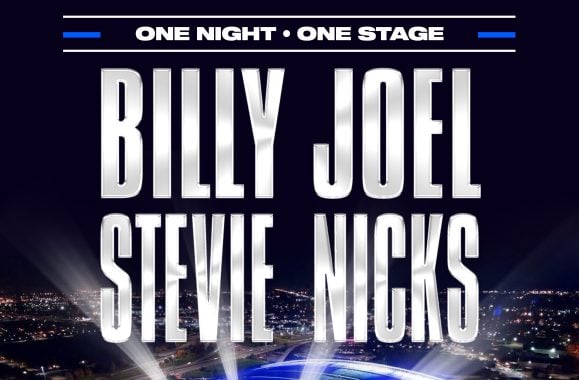 Billy Joel & Stevie Nicks to Perform on March 29, 2025 at Ford Field in Detroit, MI