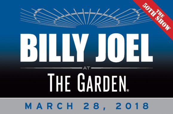 Billy Joel Announces Record-Breaking 50th Consecutive MSG Show March 28, 2018