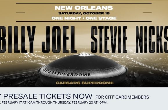 Billy Joel & Stevie Nicks October 18, 2025 Caesars Superdome New Orleans, LA